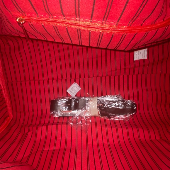 Duffel Overnight Bags - Checkered PU Vegan Leather- BROWN designer inspired - Picture 4 of 6